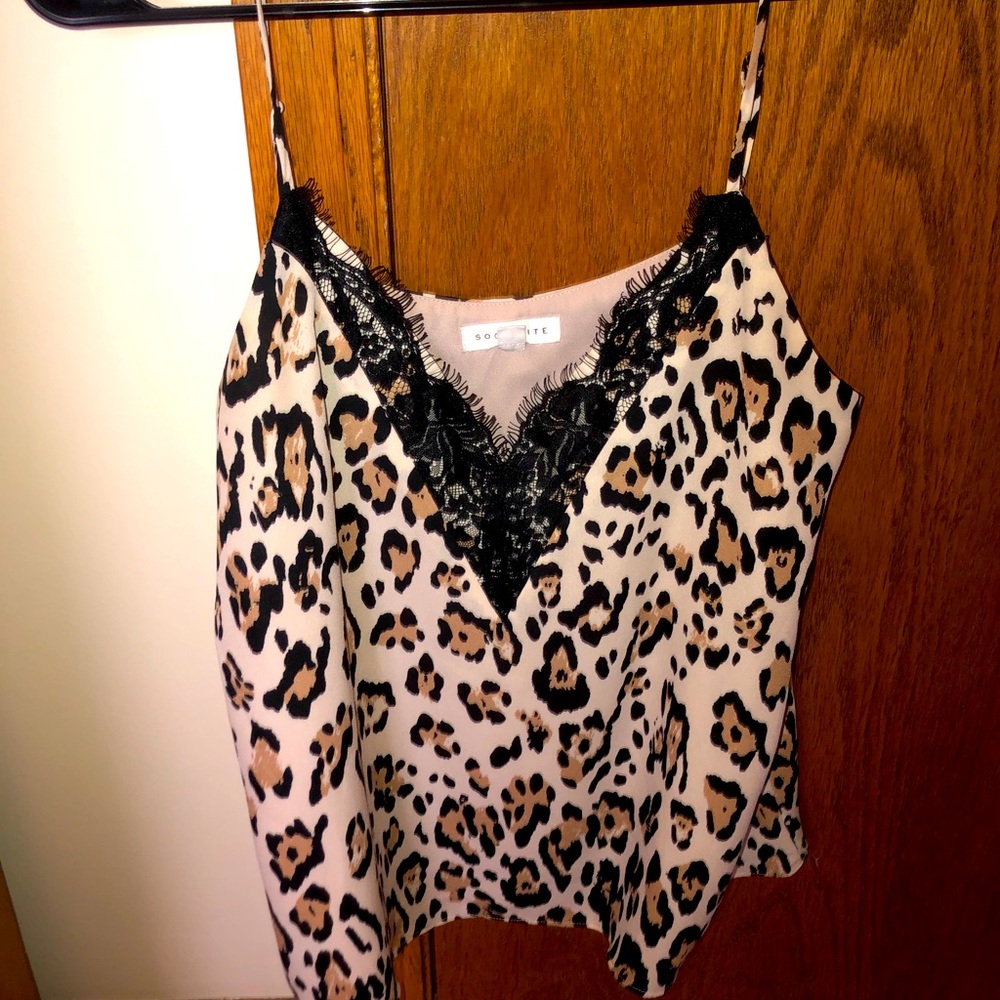 Cheetah Spaghetti Strap